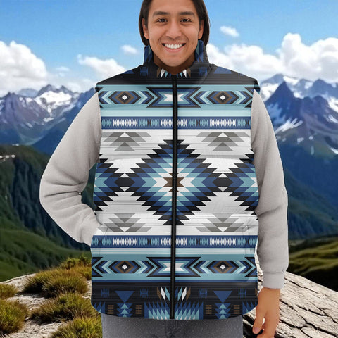 GB-NAT00528 Native American Unisex Down Puffer Vest