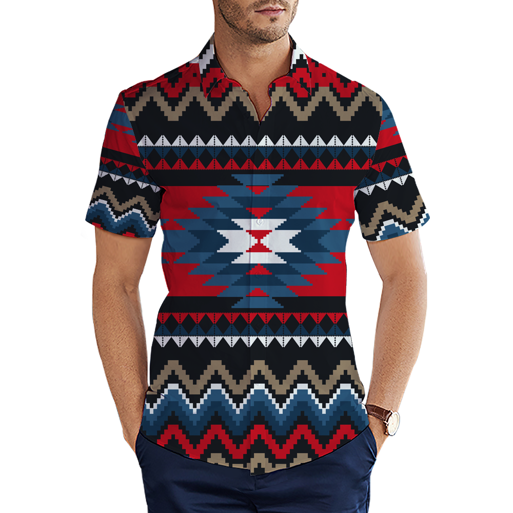 GB-NAT00529  Native American 3D Men's Shirt