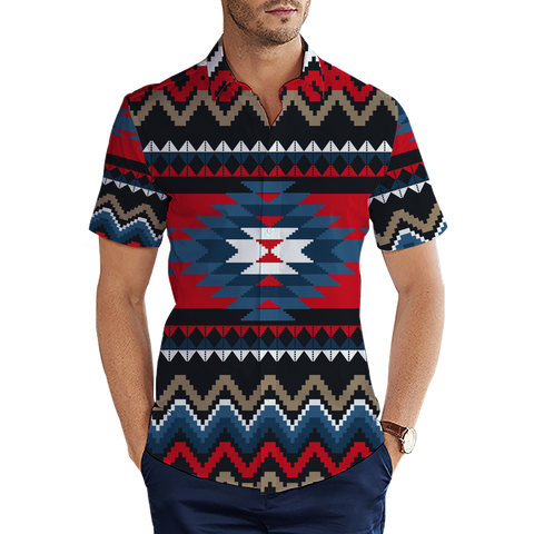 GB-NAT00529  Native American 3D Men's Shirt