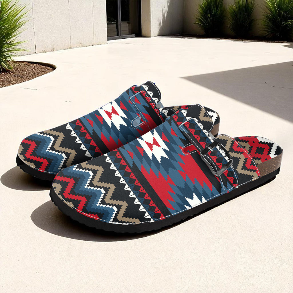 GB-NAT00529 Native American Classic Clog Sandals