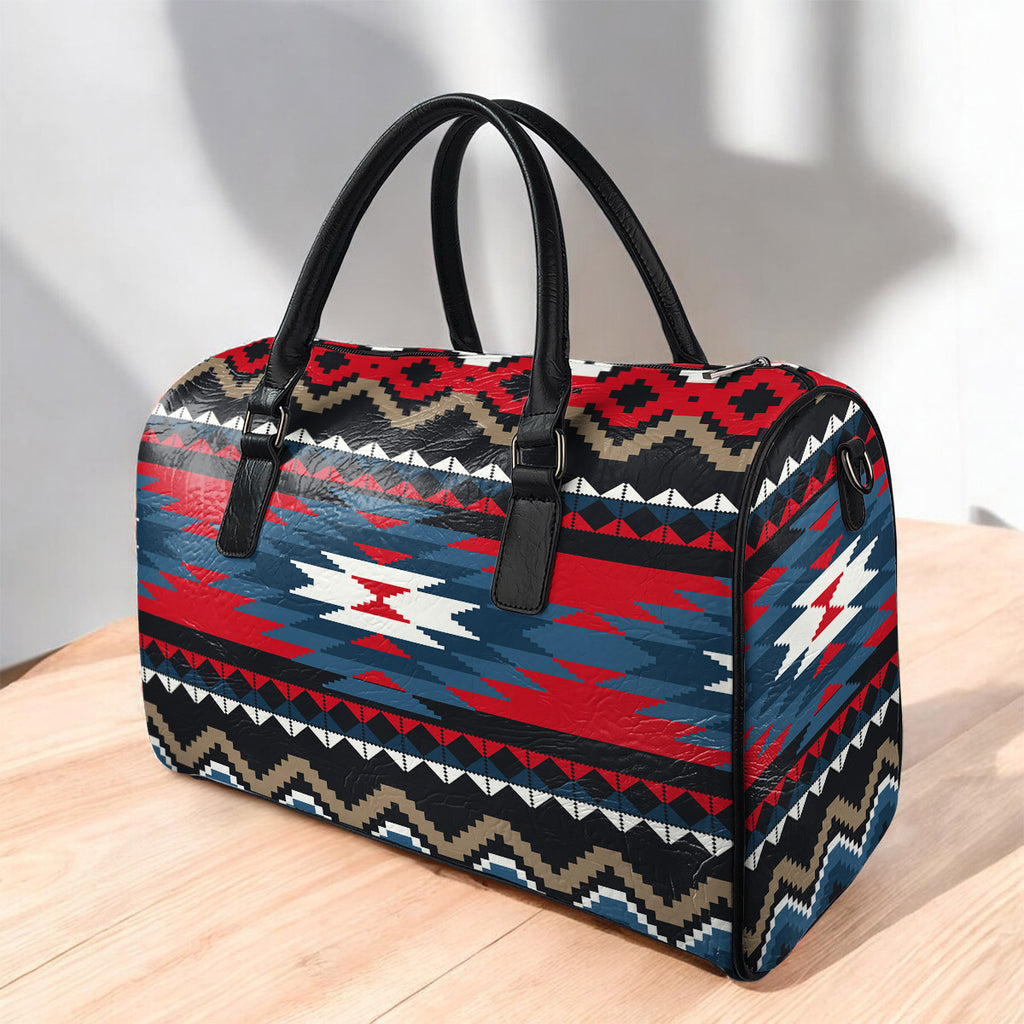 GB-NAT00529 Native American Leather Travel Bag