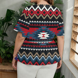 GB-NAT00529 Native American Women Wrap Blouse