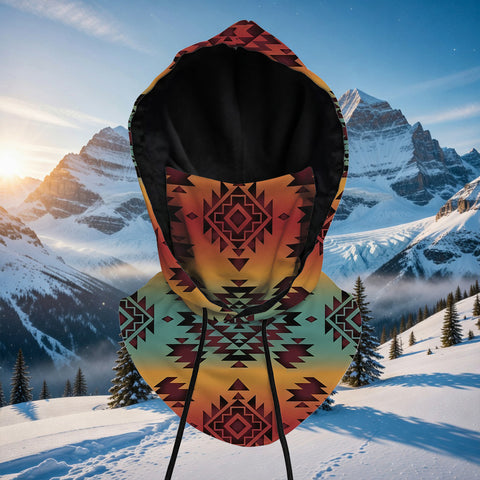 GB-NAT00541 Native American Hooded Gaiter