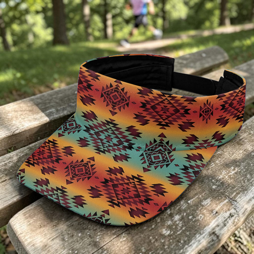 GB-NAT00541 Native American Unisex Sun Visor Cap