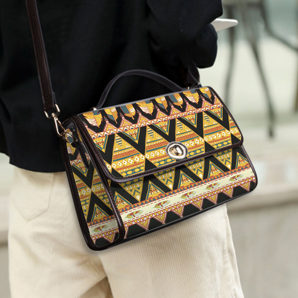 GB-NAT00589 Native American Women Handbag Leather Briefcase