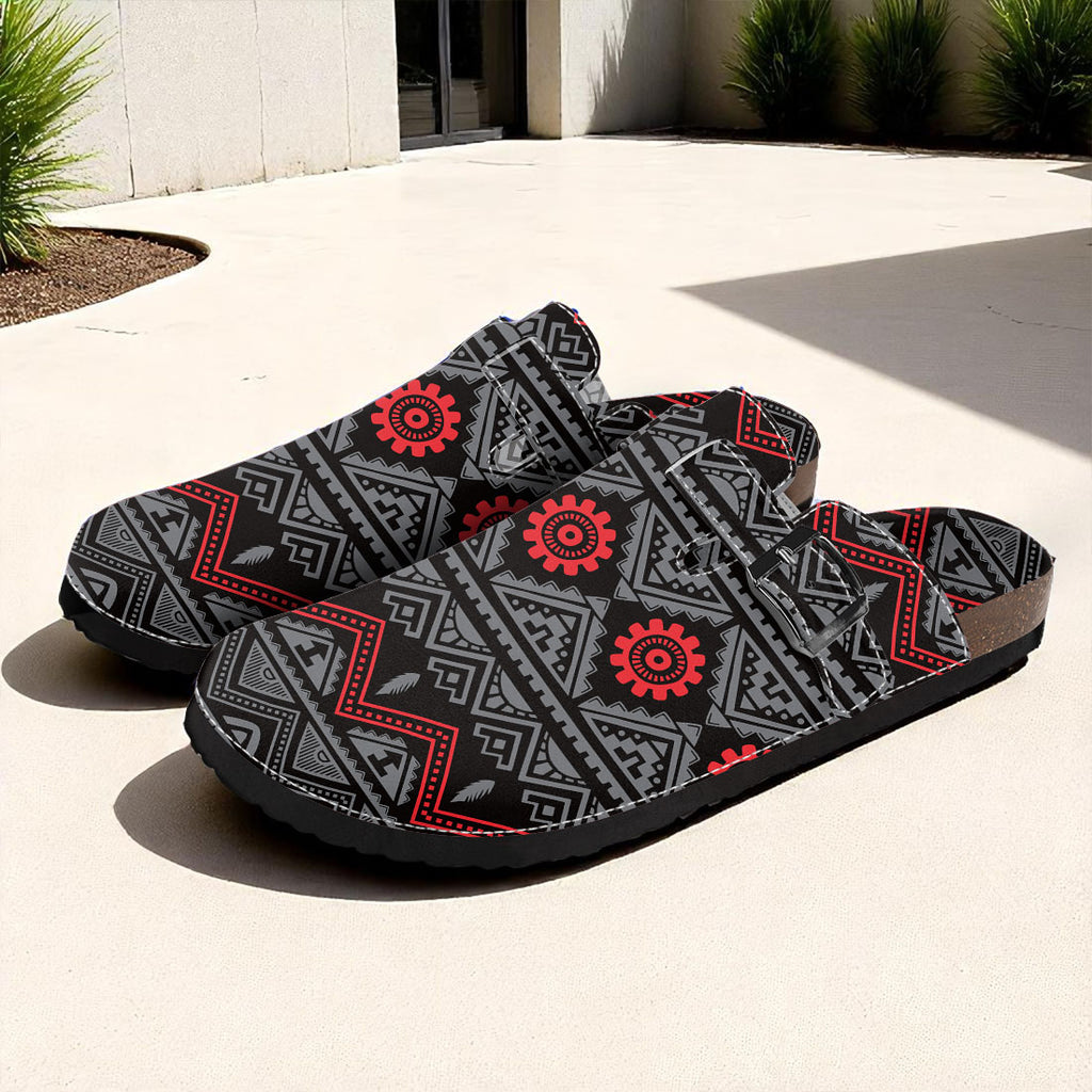 GB-NAT00595-03 Native American Classic Clog Sandals