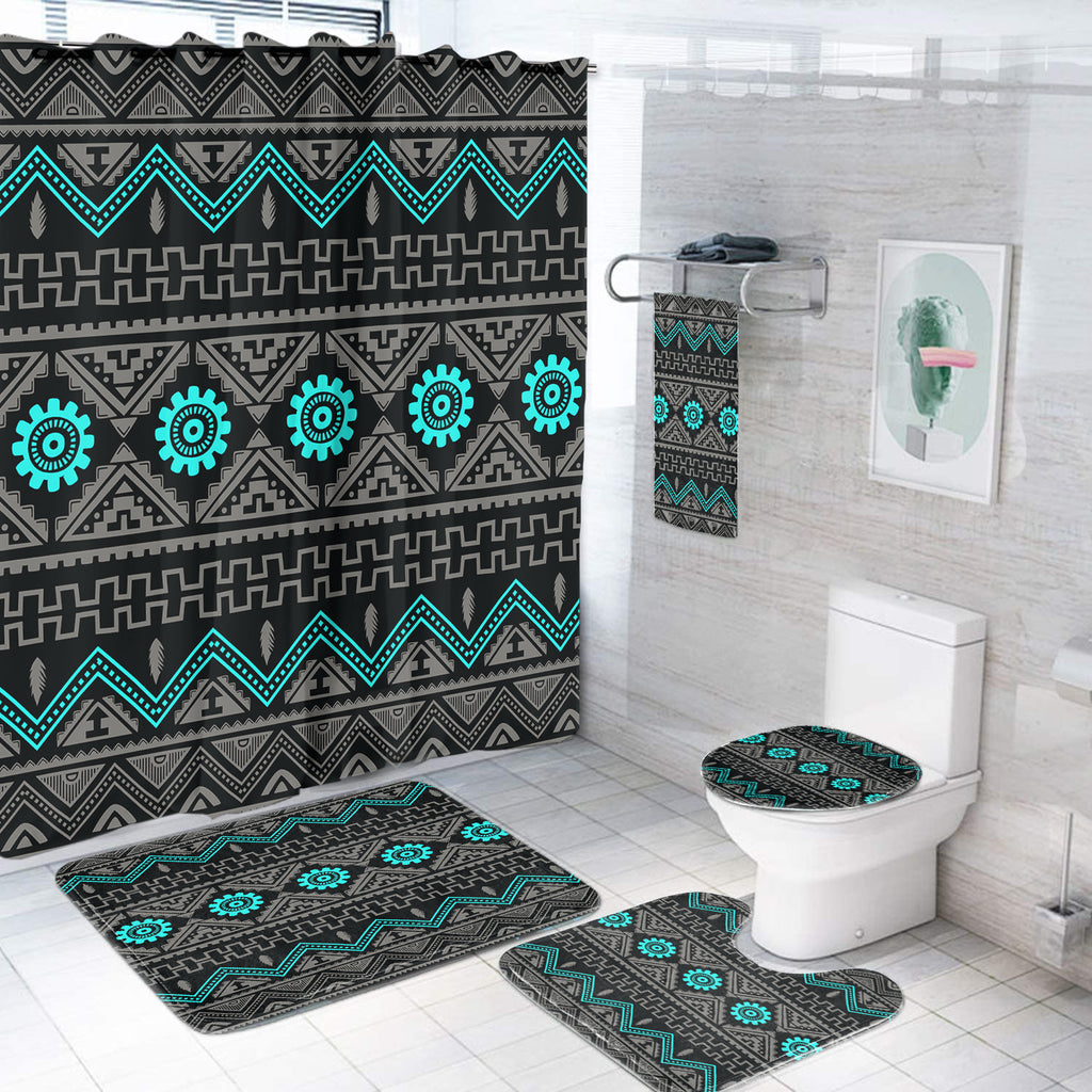 GB-NAT00595v3 Tribe Pattern Native American Bathroom set