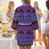GB-NAT00601-02 Native American Women Satin Wedding Robe