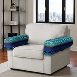 GB-NAT00601v2 Native American 2PCS Sofa Armrest Covers with Buttons