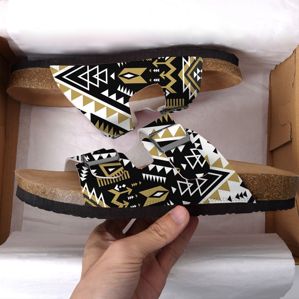 GB-NAT00612 Native American Classic Double-Strap Sandals