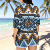 GB-NAT00613 Native American Women's Long-Sleeved Shirt