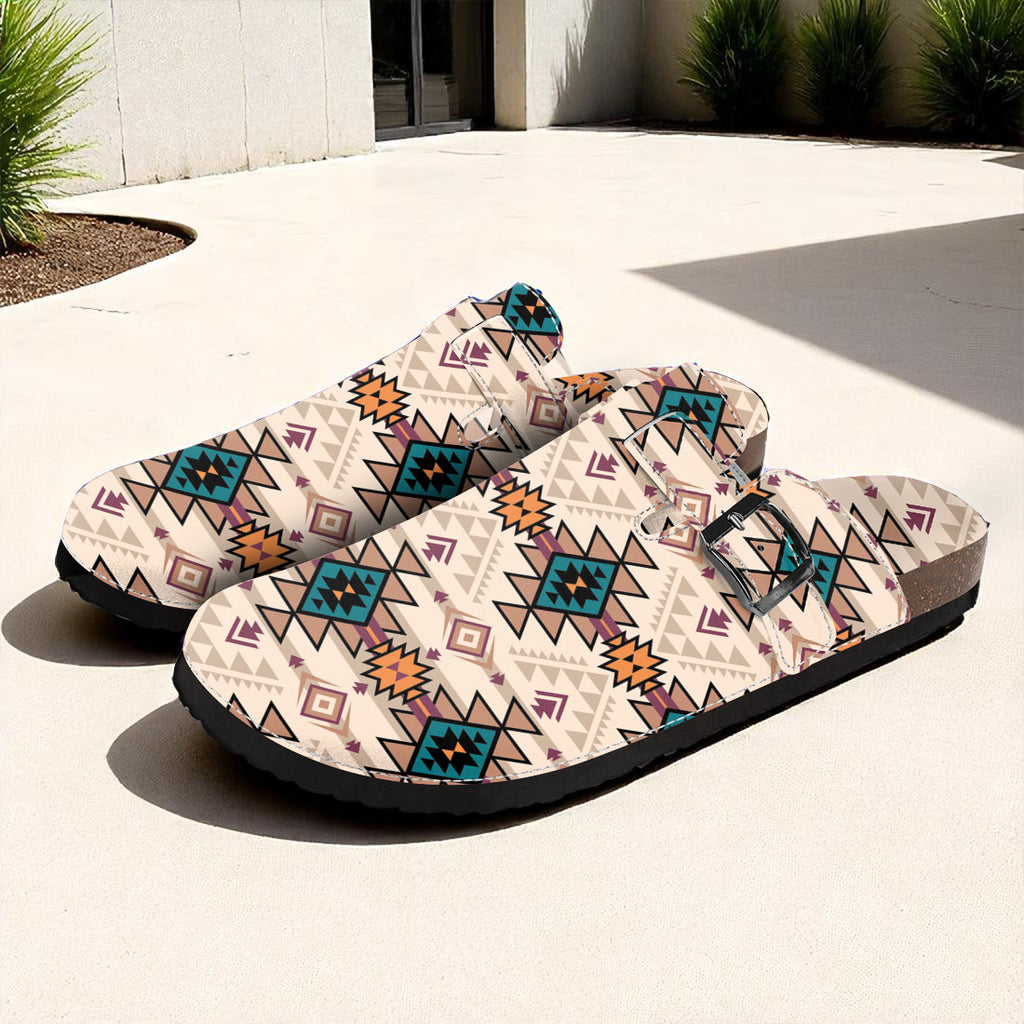 GB-NAT00622 Native American Classic Clog Sandals