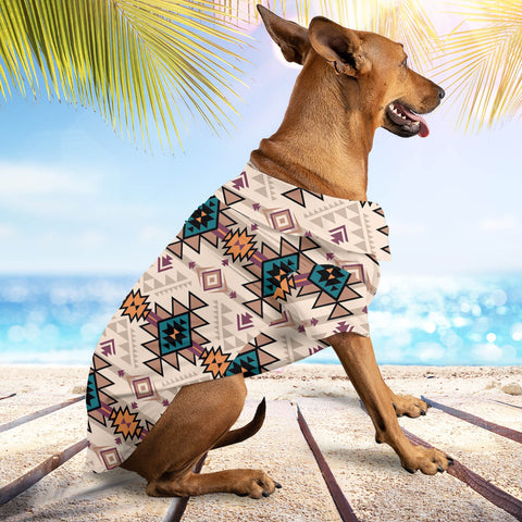 GB-NAT00622 Native American Pet Hawaiian Shirt