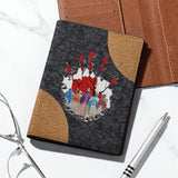 GB-NAT00624-01 Native American Leather Passport Wallet