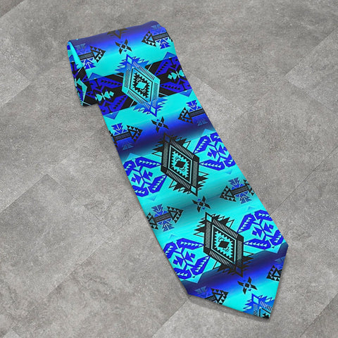 GB-NAT00625 Native American All-over Print Necktie