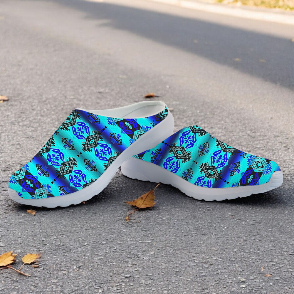 GB-NAT00625 Native American Mesh Slippers