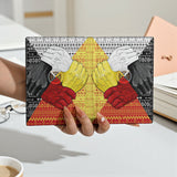 GB-NAT00627 Native American Leather Passport Wallet