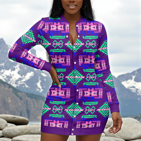 GB-NAT00628 Native American Jacket Dress