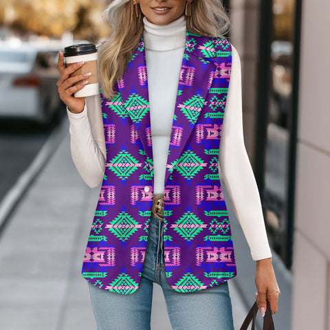 GB-NAT00628 Native American Loose Women Suit Vest