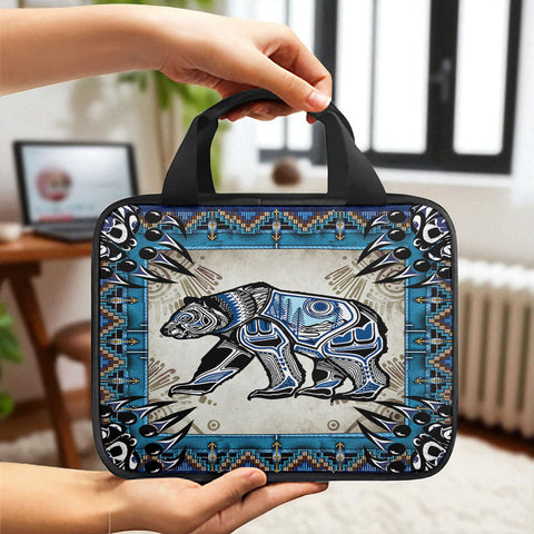 GB-NAT00632 Native American Canvas Storage Bag Single Printing