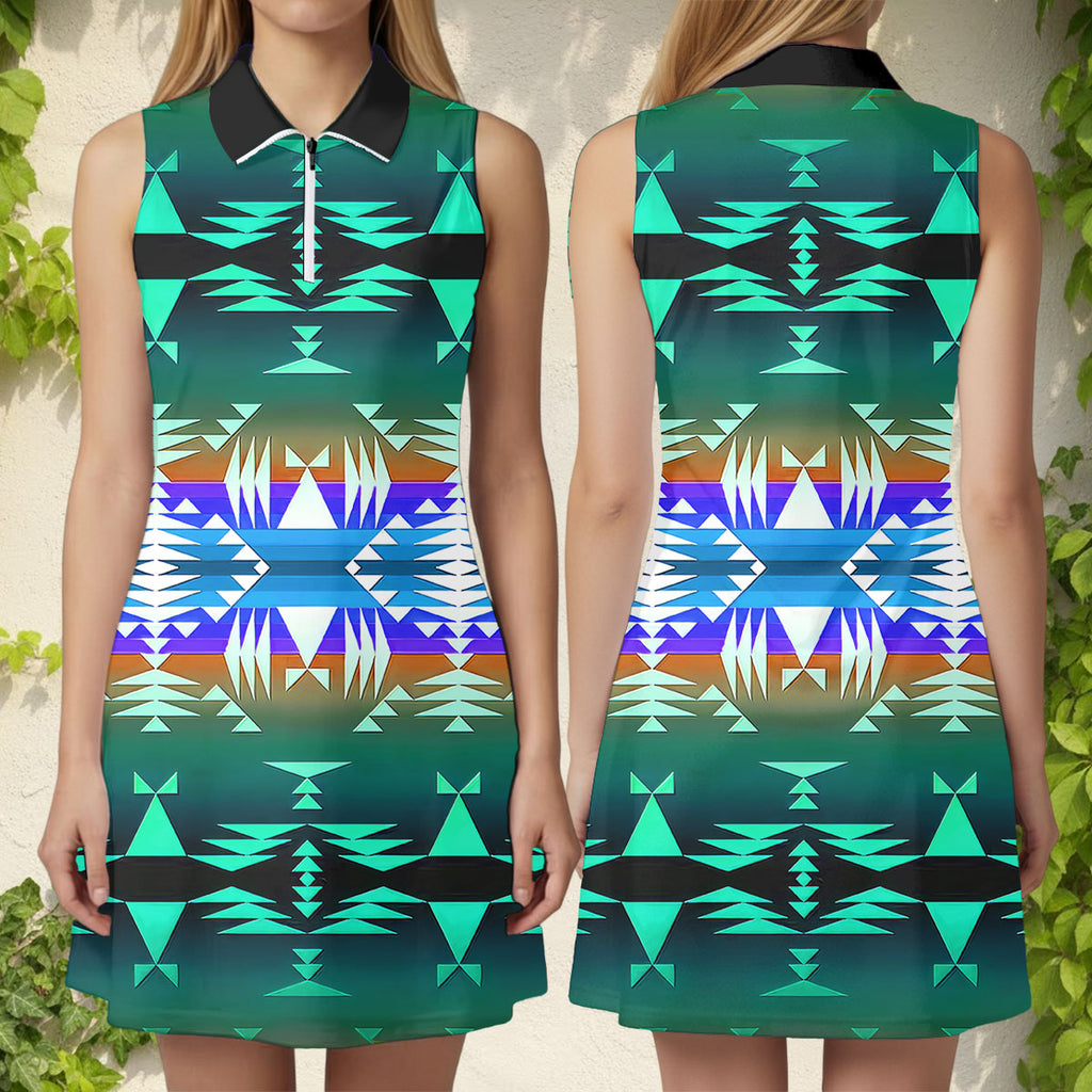 GB-NAT00654 Native American Women Sports Dress Set