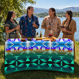 GB-NAT00654 Pattern Native American Elastic Table Cover