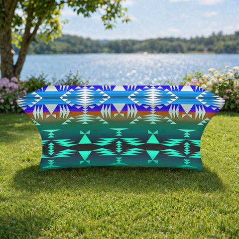 GB-NAT00654 Pattern Native American Elastic Table Cover