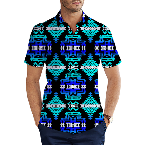 GB-NAT00656-02 Native American 3D Men's Shirt