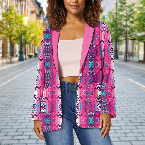 GB-NAT00673 Native American Ladies Casual Blazer