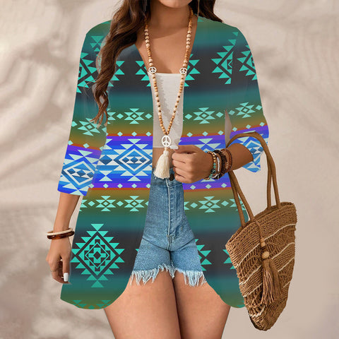 GB-NAT00680-02 Native American Beach Kimono