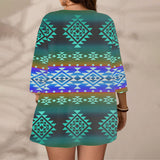 GB-NAT00680-02 Native American Beach Kimono