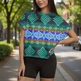 GB-NAT00680-02 Native American Women Open-Back Crossover Workout Tee