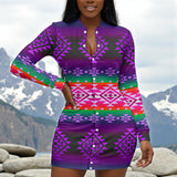 GB-NAT00680-04 Native American Jacket Dress