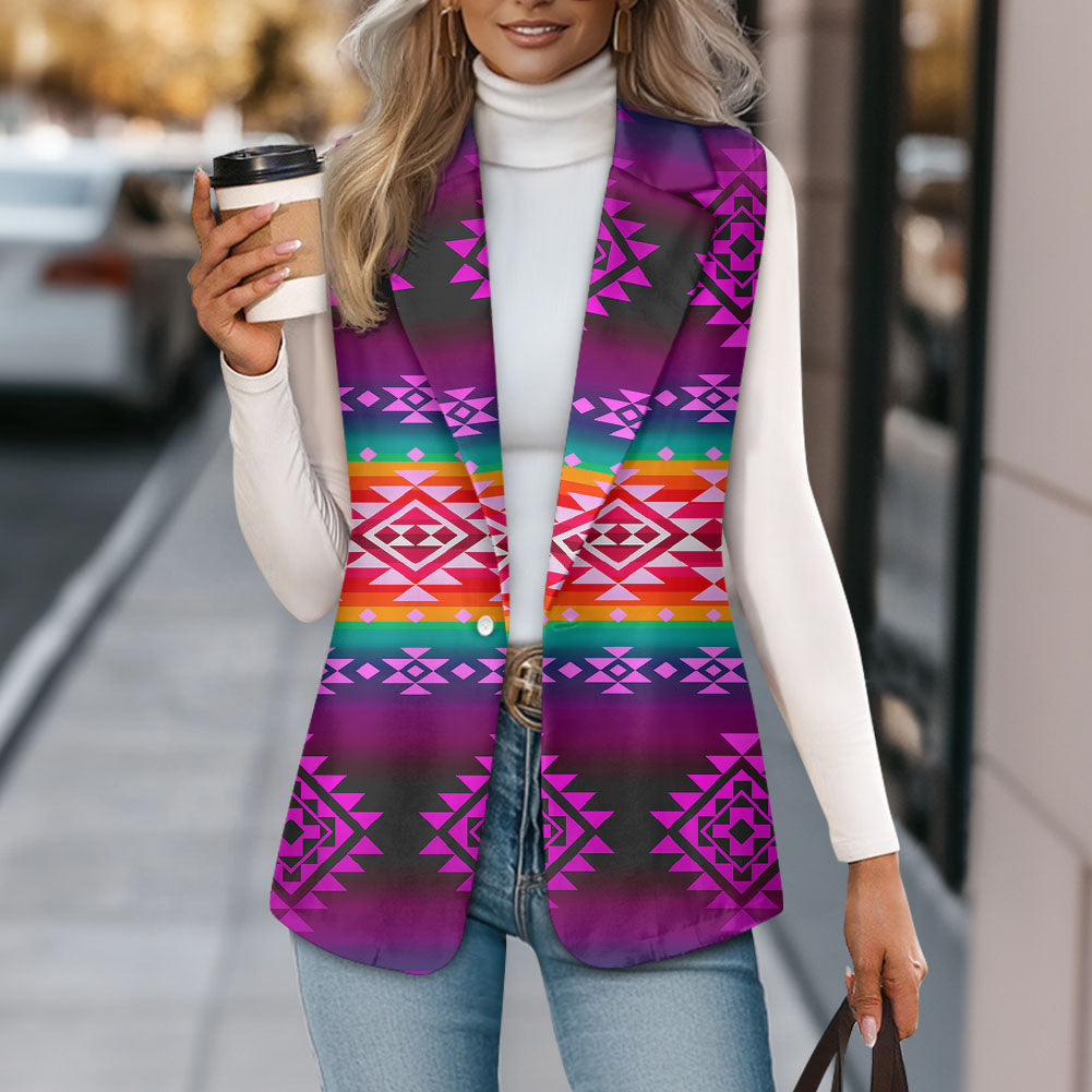 GB-NAT00680 Native American Loose Women Suit Vest