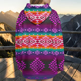 GB-NAT00680 Native American Women Knitted Hooded Jacket