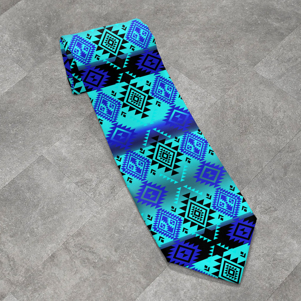 GB-NAT00688 Native American All-over Print Necktie