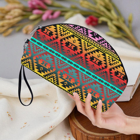 GB-NAT00689 Native American Curved Cosmetic Bags