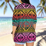 GB-NAT00689 Native American Women's Long-Sleeved Shirt