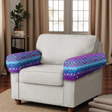 GB-NAT00701 Native American 2PCS Sofa Armrest Covers with Buttons