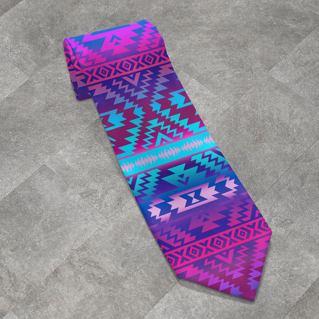 GB-NAT00701 Native American All-over Print Necktie