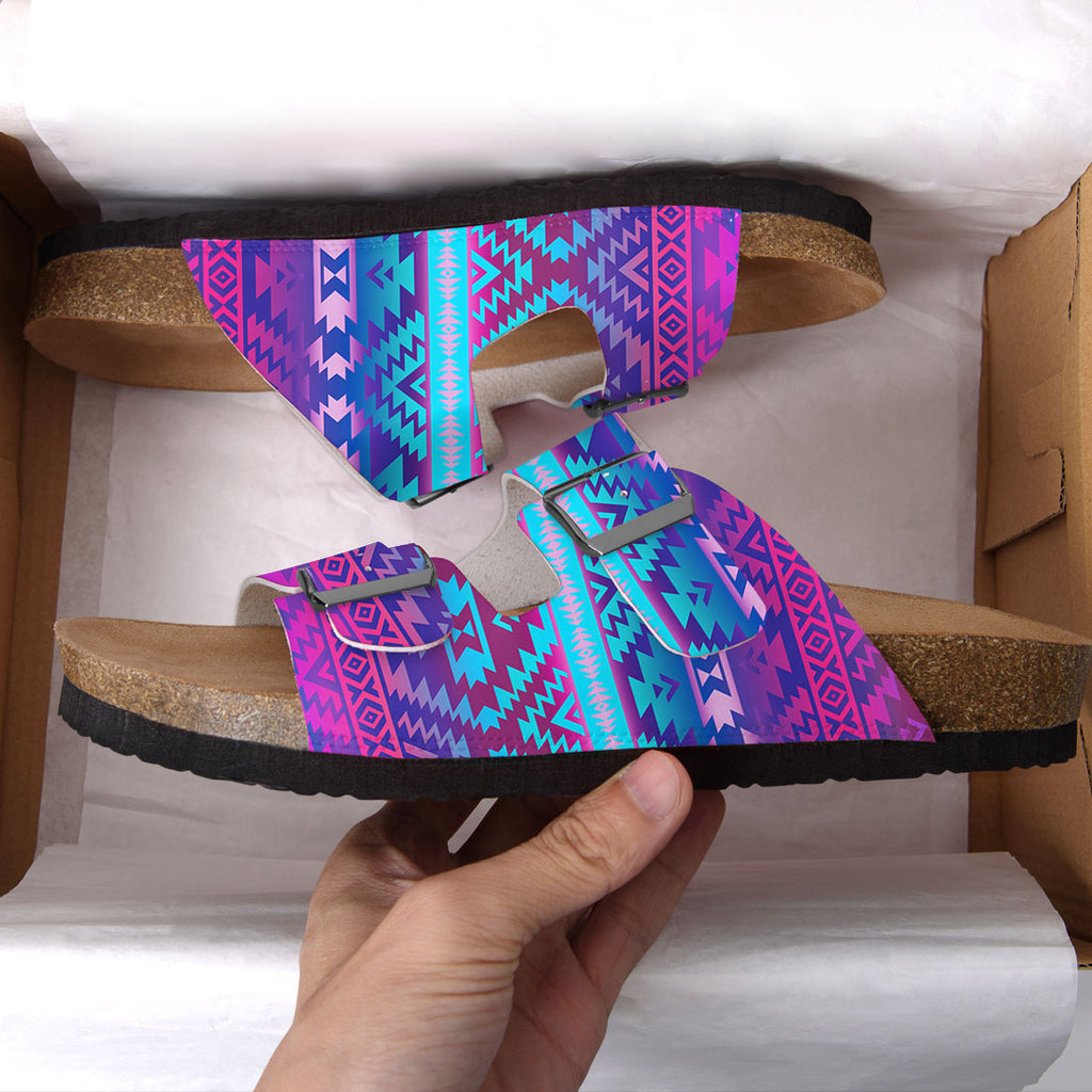 GB-NAT00701 Native American Classic Double-Strap Sandals