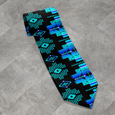 GB-NAT00720-04 Native American All-over Print Necktie