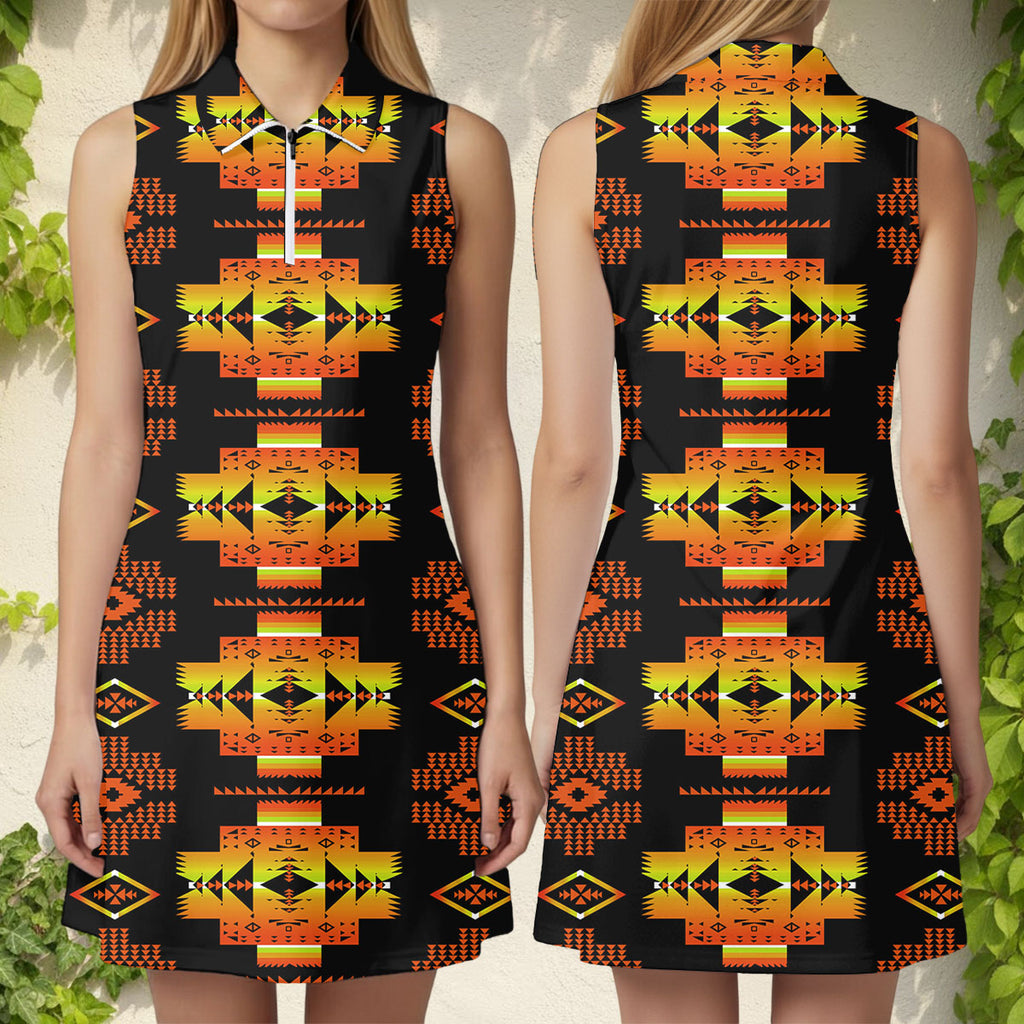 GB-NAT00720-06 Native American Women Sports Dress Set