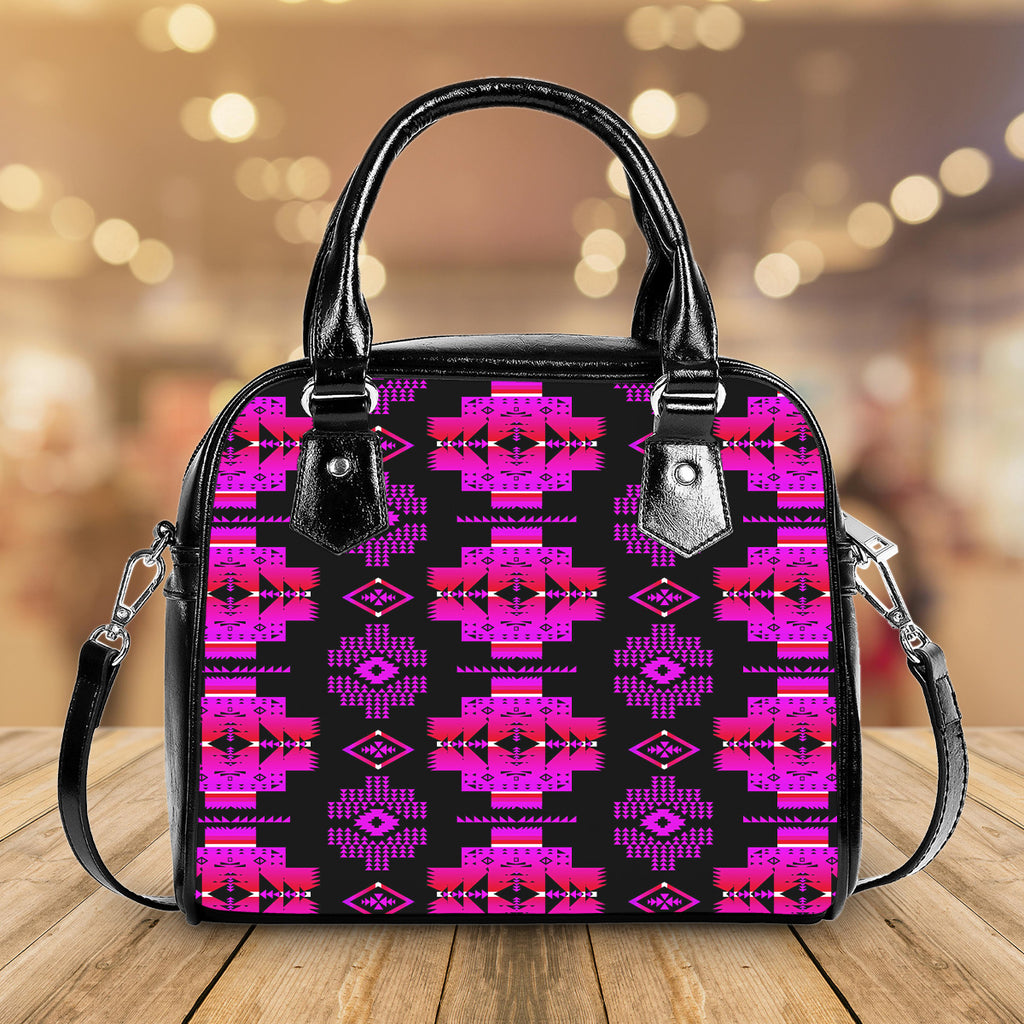 GB-NAT00720-09 Pattern Native American Handbag With Single Shoulder Strap