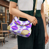 GB-NAT00720-10 Native American PU Leather Chain Shoulder Bag
