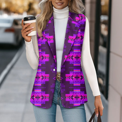 GB-NAT00720-15 Native American Loose Women Suit Vest