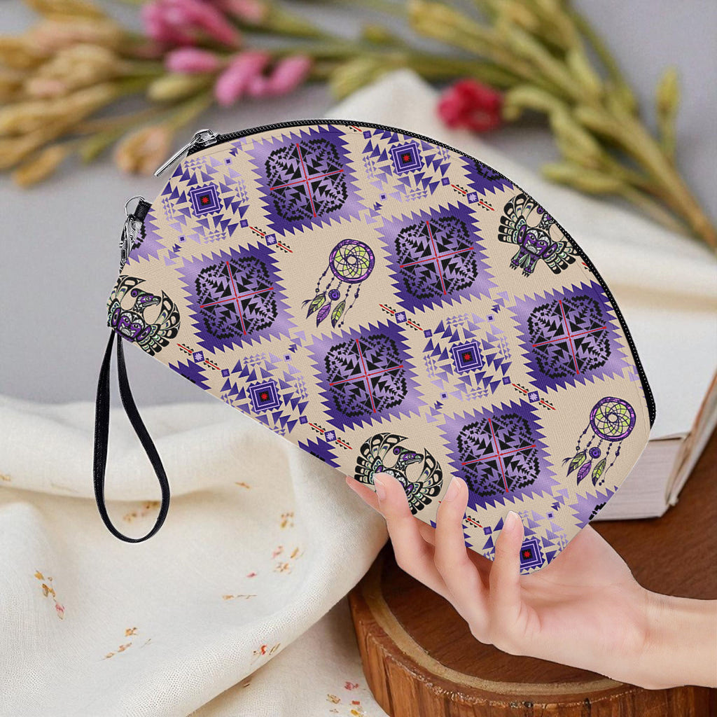 GB-NAT00744-02 Native American Curved Cosmetic Bags