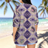 GB-NAT00744-05 Native American Women's Long-Sleeved Shirt