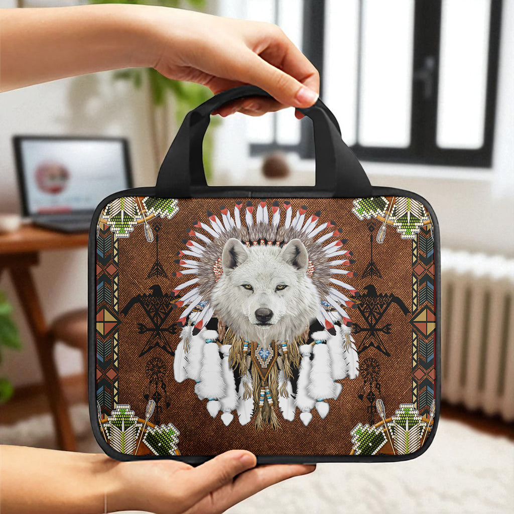 GB-NAT00745 Native American Canvas Storage Bag Single Printing