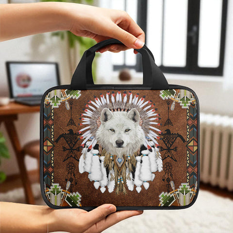 GB-NAT00745 Native American Canvas Storage Bag Single Printing